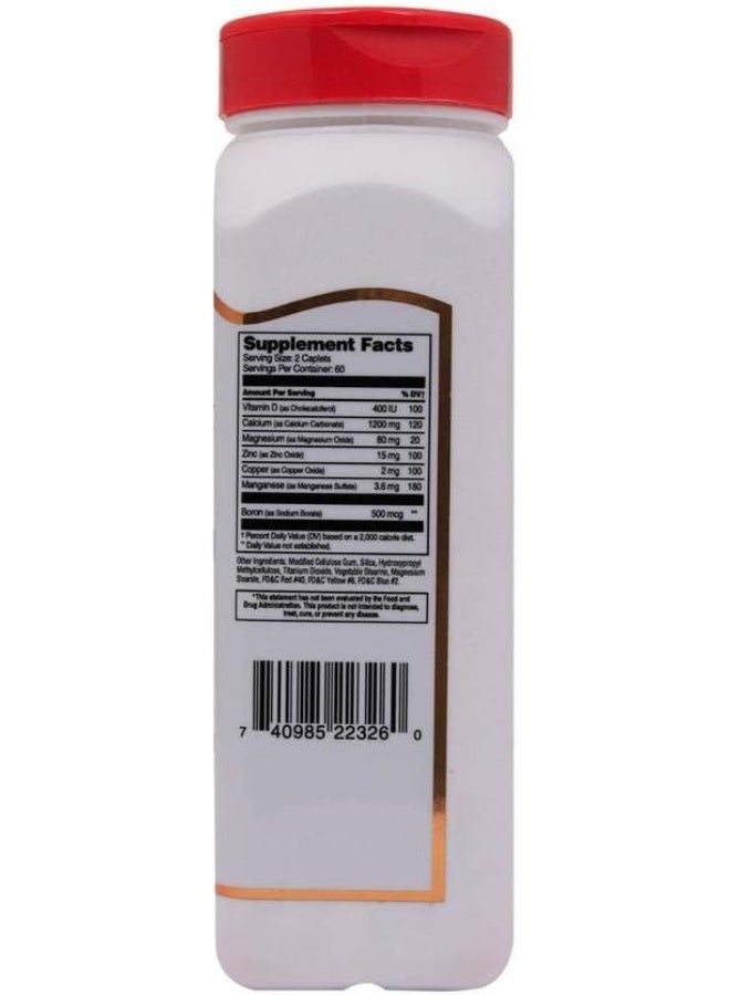 21st Century Calcium Plus Caplets, 120 Count - Image 2